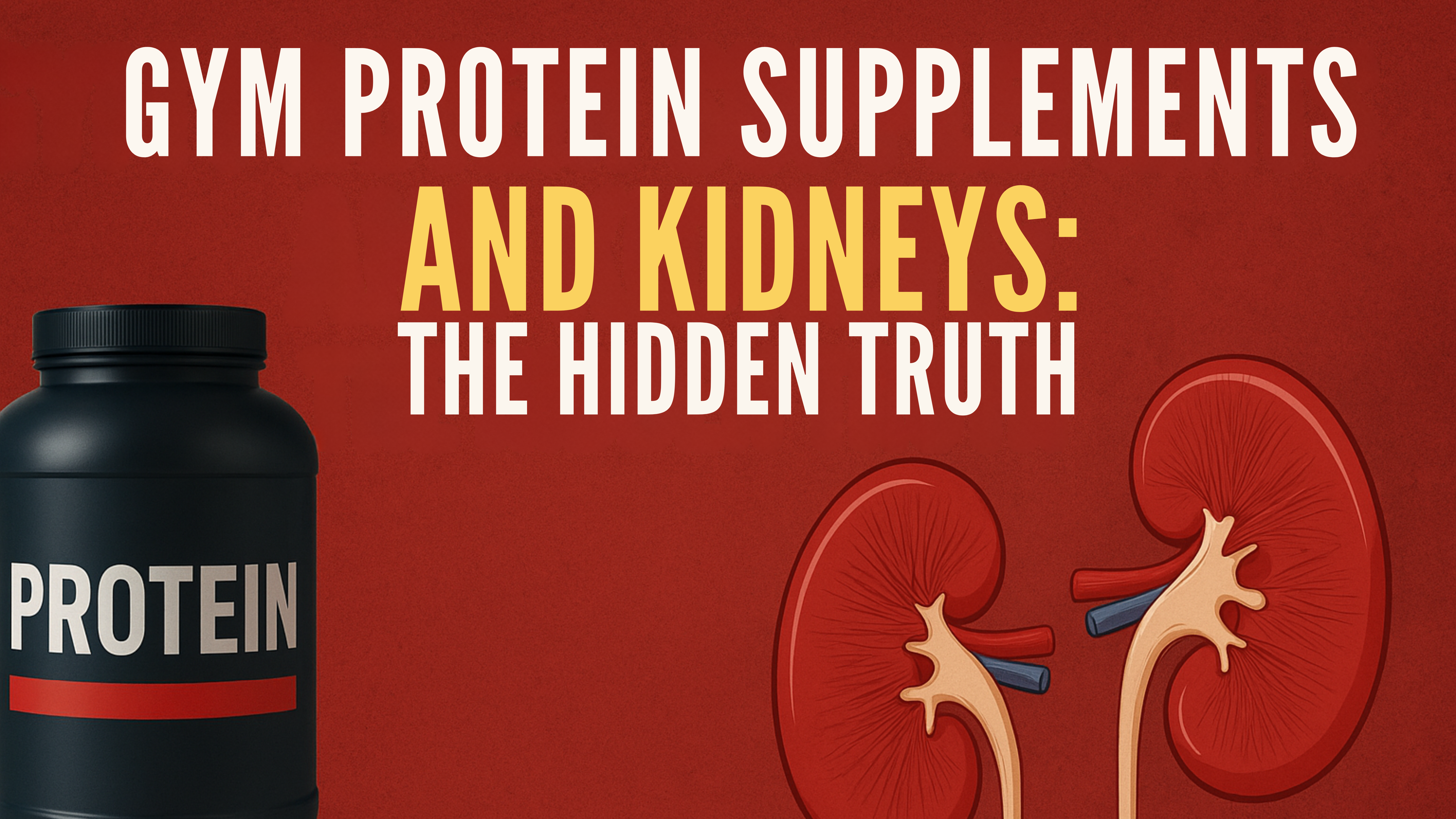 Gym Protein Supplements and Kidneys: The Hidden Truth