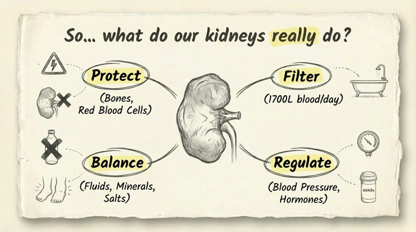 We often hear that drinking plenty of water is one of the best things we can do for our kidneys. While this is true for preventing kidney stones or urinary tract infections in people with normal kidney function, it is a dangerous myth for many patients with established kidney disease. For patients whose kidneys can no longer effectively remove excess fluid—a condition often marked by reduced urine output and swelling, known as edema—water restriction is necessary. In these cases, drinking too much water can lead to dangerous fluid overload, causing severe swelling and shortness of breath.